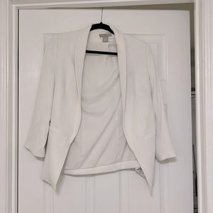 USED, H&M white blazer size 4
